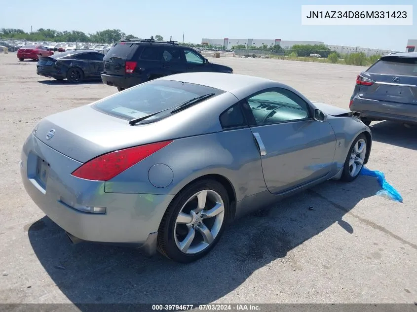 JN1AZ34D86M331423 2006 Nissan 350Z Touring