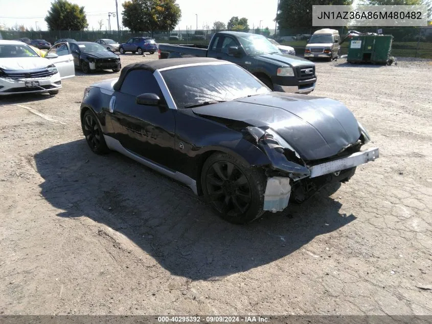 2006 Nissan 350Z Touring VIN: JN1AZ36A86M480482 Lot: 40295392