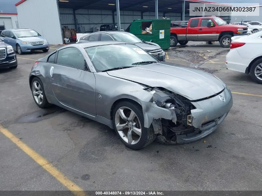 2006 Nissan 350Z Touring VIN: JN1AZ34D66M302387 Lot: 40348074