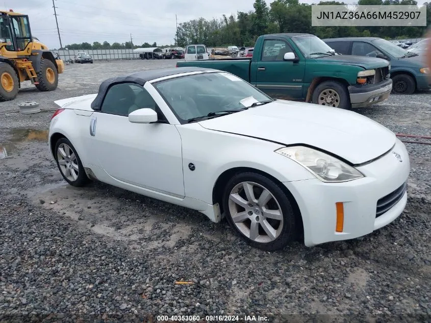 2006 Nissan 350Z Touring VIN: JN1AZ36A66M452907 Lot: 40353060