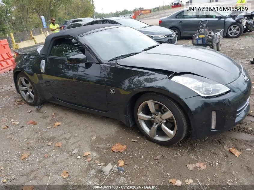 2006 Nissan 350Z Touring VIN: JN1AZ36A16M455469 Lot: 40411780