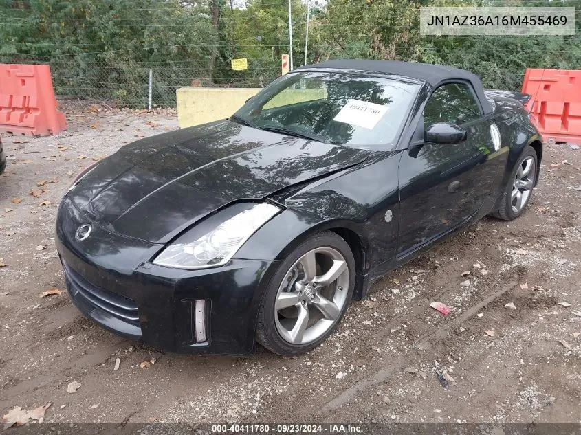 2006 Nissan 350Z Touring VIN: JN1AZ36A16M455469 Lot: 40411780