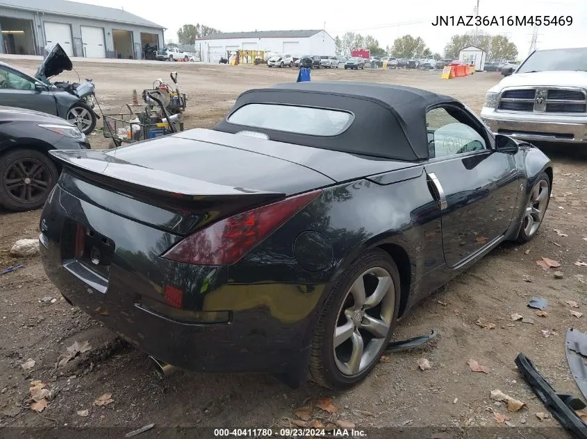 2006 Nissan 350Z Touring VIN: JN1AZ36A16M455469 Lot: 40411780