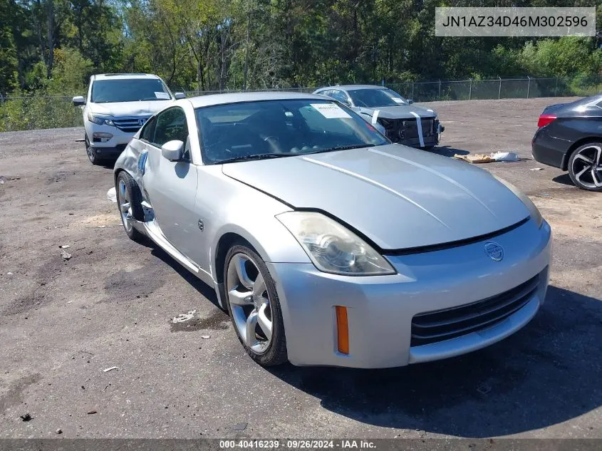 2006 Nissan 350Z Enthusiast VIN: JN1AZ34D46M302596 Lot: 40416239