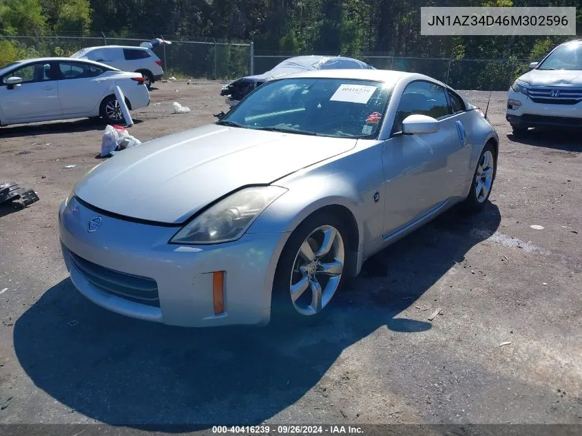 2006 Nissan 350Z Enthusiast VIN: JN1AZ34D46M302596 Lot: 40416239