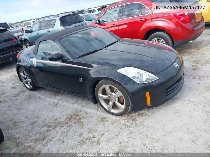 2006 Nissan 350Z Roadster VIN: JN1AZ36A96M457177 Lot: 40508306