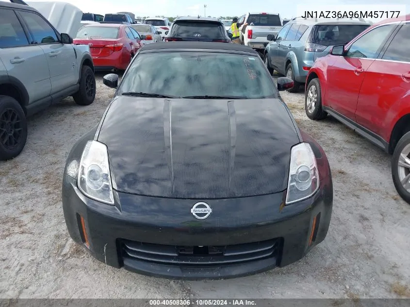 2006 Nissan 350Z Roadster VIN: JN1AZ36A96M457177 Lot: 40508306