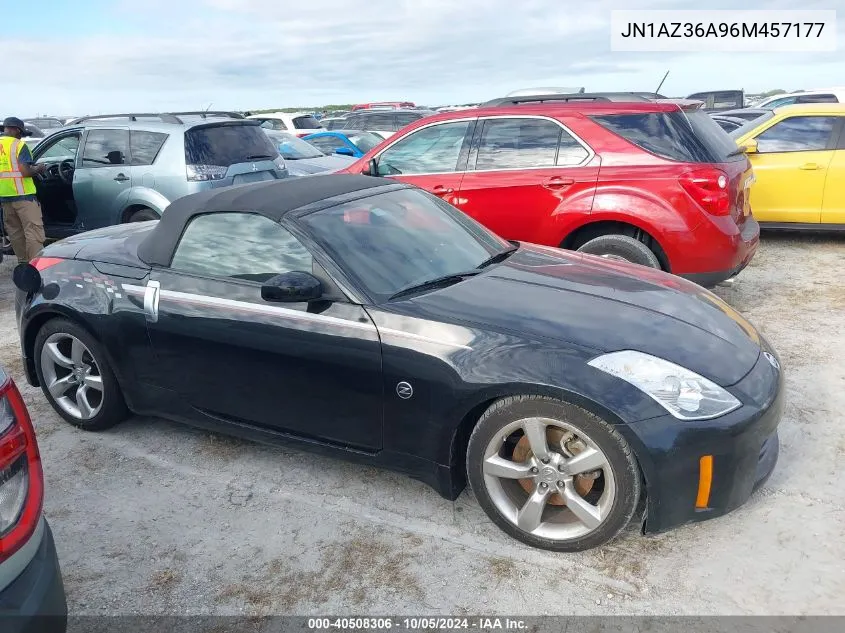 2006 Nissan 350Z Roadster VIN: JN1AZ36A96M457177 Lot: 40508306