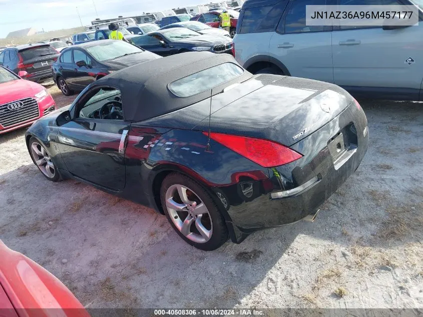 2006 Nissan 350Z Roadster VIN: JN1AZ36A96M457177 Lot: 40508306