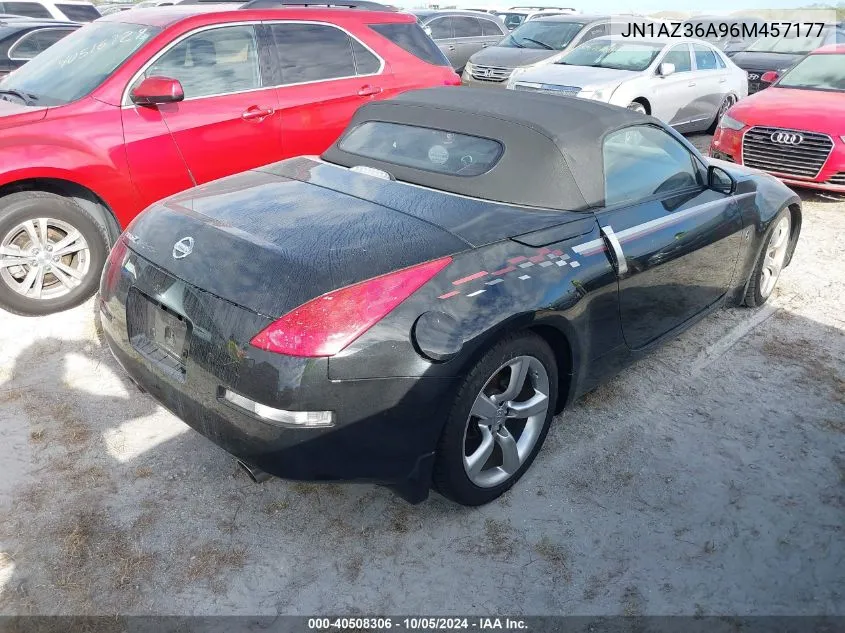 2006 Nissan 350Z Roadster VIN: JN1AZ36A96M457177 Lot: 40508306