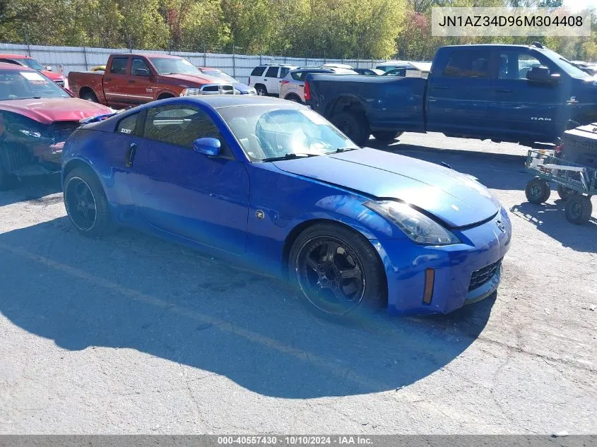 2006 Nissan 350Z Touring VIN: JN1AZ34D96M304408 Lot: 40557430