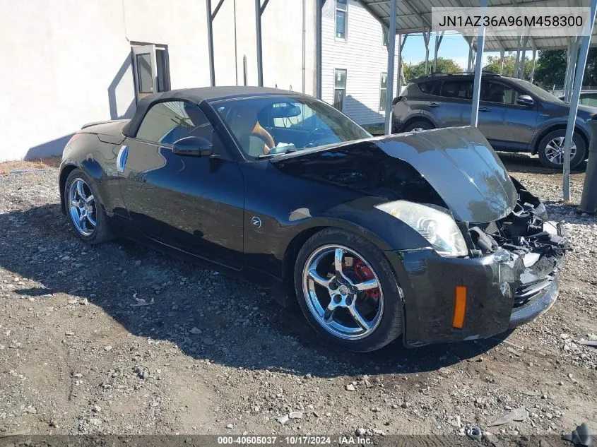 2006 Nissan 350Z Touring VIN: JN1AZ36A96M458300 Lot: 40605037