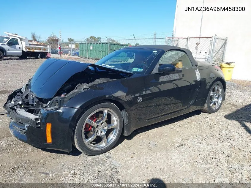 2006 Nissan 350Z Touring VIN: JN1AZ36A96M458300 Lot: 40605037