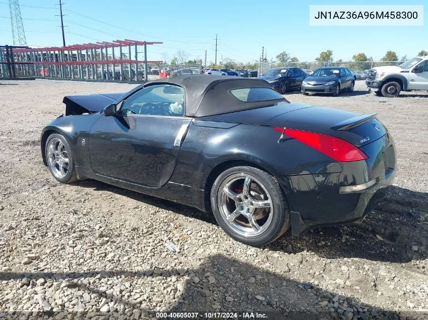 2006 Nissan 350Z Touring VIN: JN1AZ36A96M458300 Lot: 40605037