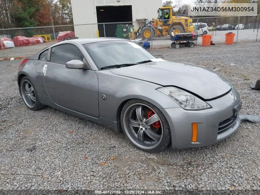 2006 Nissan 350Z Enthusiast VIN: JN1AZ34D56M300954 Lot: 40727158