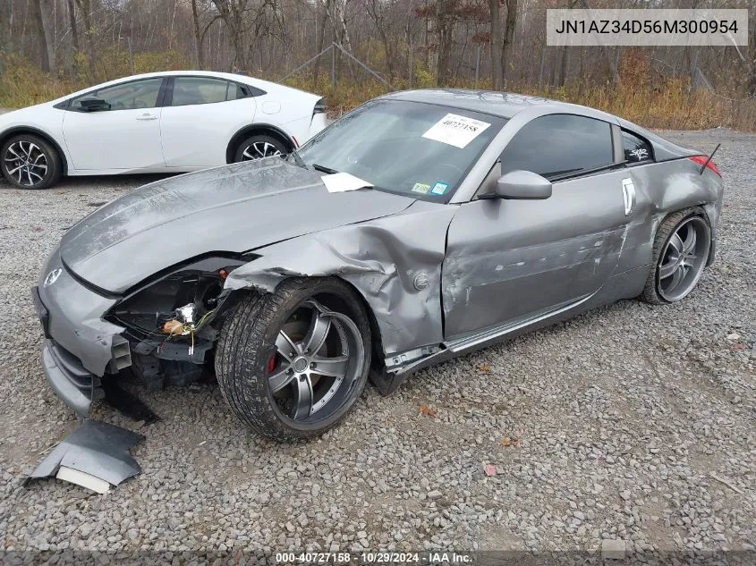 2006 Nissan 350Z Enthusiast VIN: JN1AZ34D56M300954 Lot: 40727158