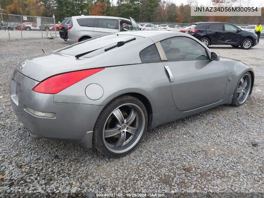 2006 Nissan 350Z Enthusiast VIN: JN1AZ34D56M300954 Lot: 40727158