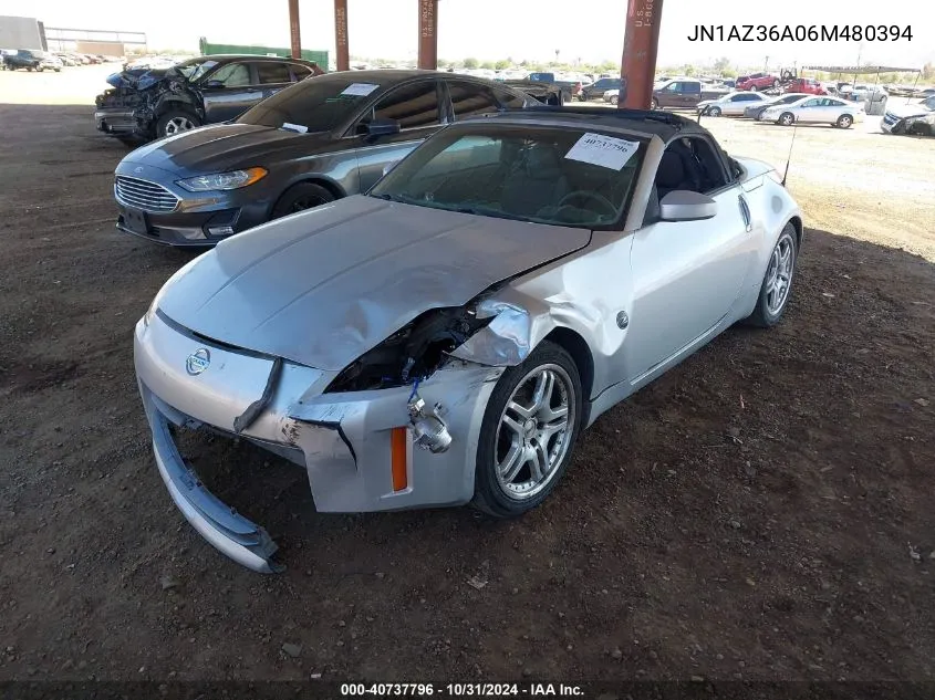 2006 Nissan 350Z Enthusiast VIN: JN1AZ36A06M480394 Lot: 40737796