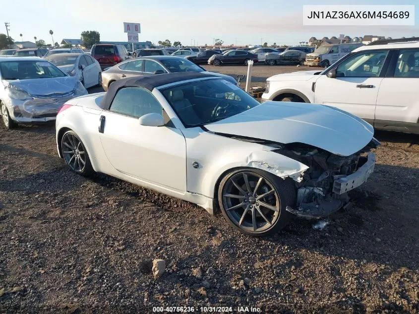 2006 Nissan 350Z Touring VIN: JN1AZ36AX6M454689 Lot: 40756236