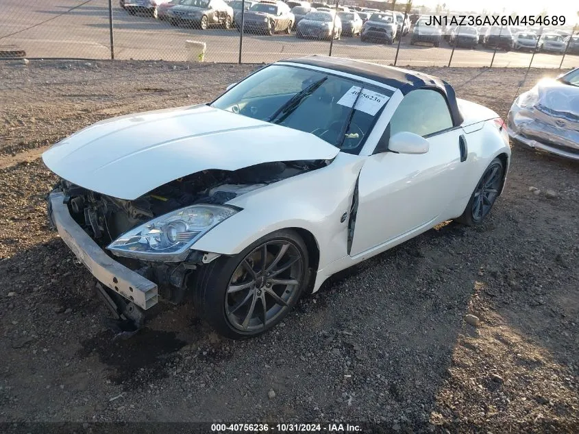 2006 Nissan 350Z Touring VIN: JN1AZ36AX6M454689 Lot: 40756236