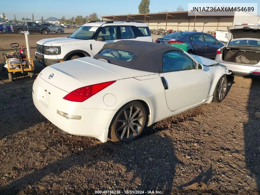 2006 Nissan 350Z Touring VIN: JN1AZ36AX6M454689 Lot: 40756236