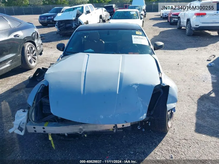 2006 Nissan 350Z Touring VIN: JN1AZ34D16M300255 Lot: 40829837