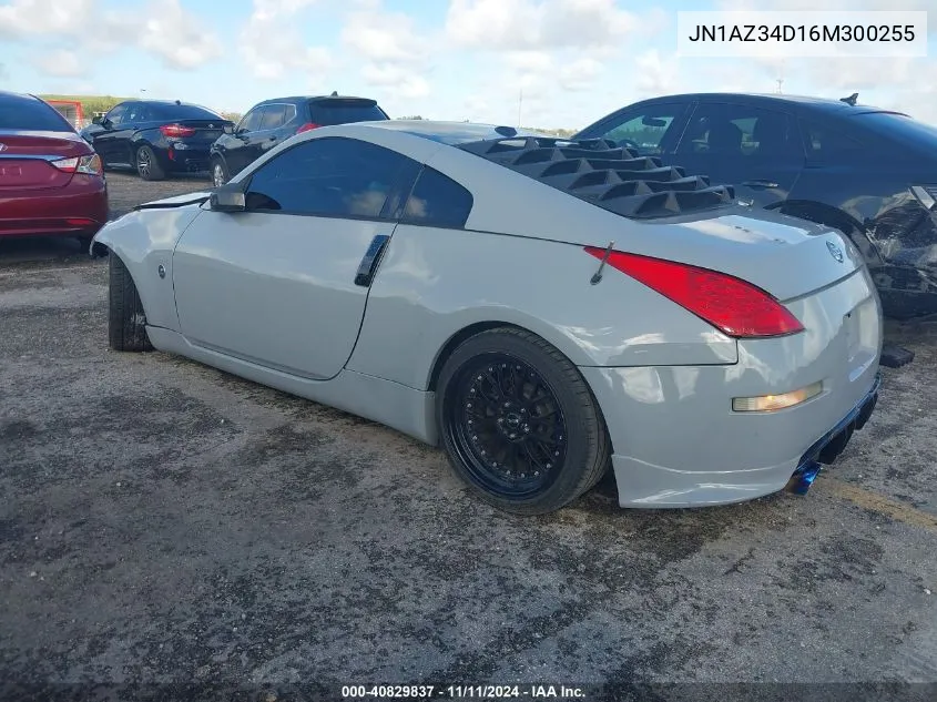 2006 Nissan 350Z Touring VIN: JN1AZ34D16M300255 Lot: 40829837