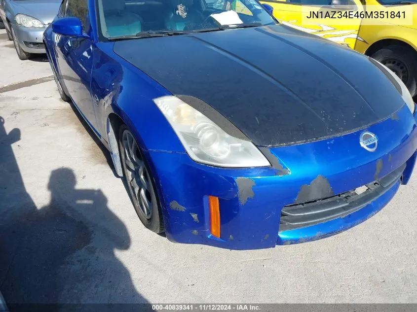 JN1AZ34E46M351841 2006 Nissan 350Z Touring