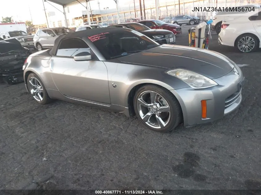 2006 Nissan 350Z Touring VIN: JN1AZ36A16M456704 Lot: 40867771