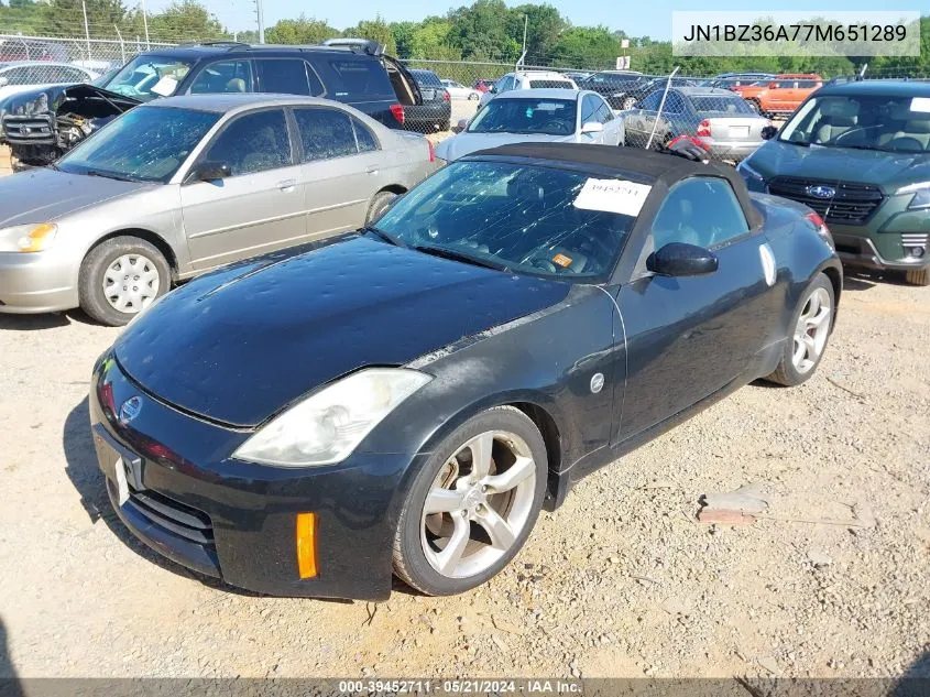 JN1BZ36A77M651289 2007 Nissan 350Z Touring