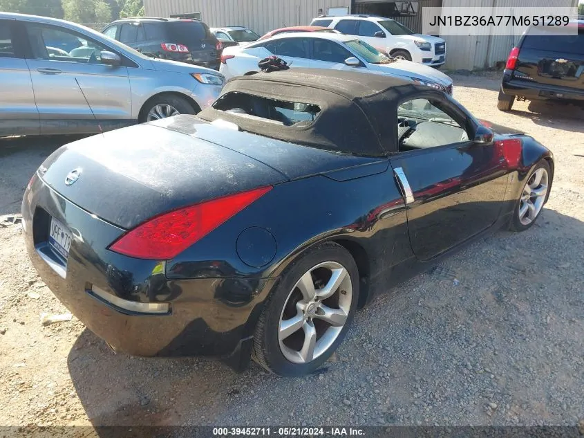 JN1BZ36A77M651289 2007 Nissan 350Z Touring