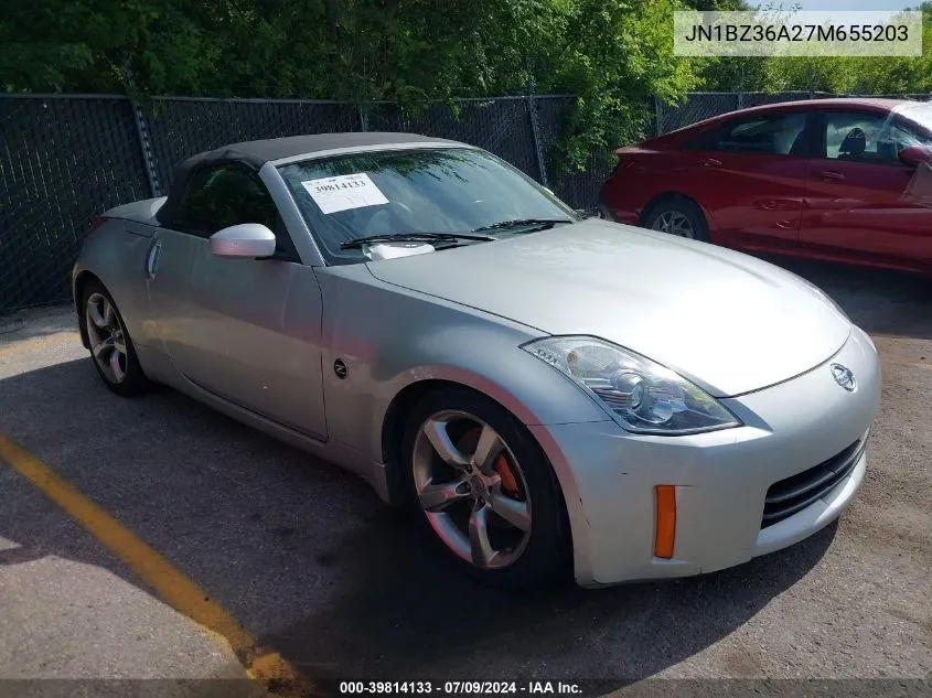 2007 Nissan 350Z Grand Touring VIN: JN1BZ36A27M655203 Lot: 39814133