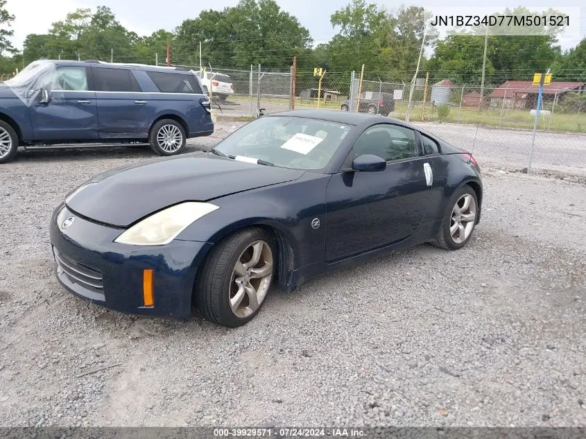 2007 Nissan 350Z Enthusiast VIN: JN1BZ34D77M501521 Lot: 39929571