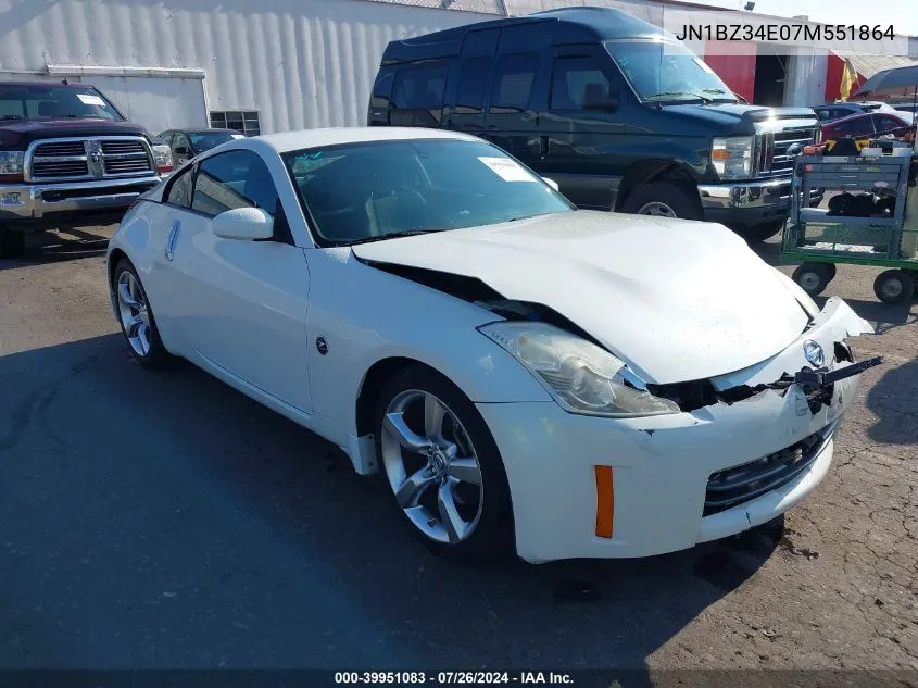 JN1BZ34E07M551864 2007 Nissan 350Z Enthusiast