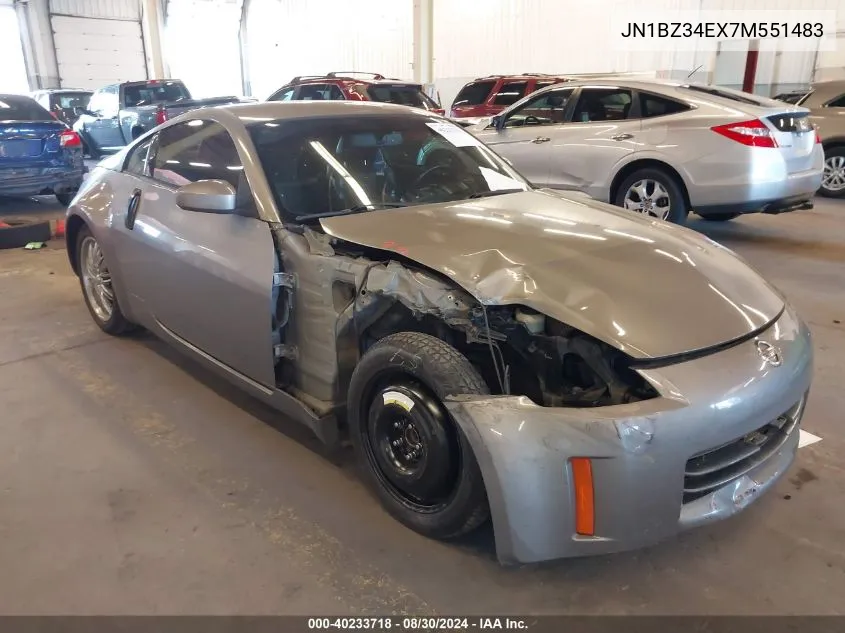 JN1BZ34EX7M551483 2007 Nissan 350Z Touring