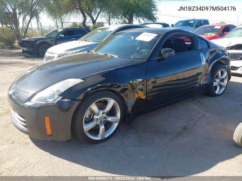 2007 Nissan 350Z Enthusiast VIN: JN1BZ34D97M504176 Lot: 40400273