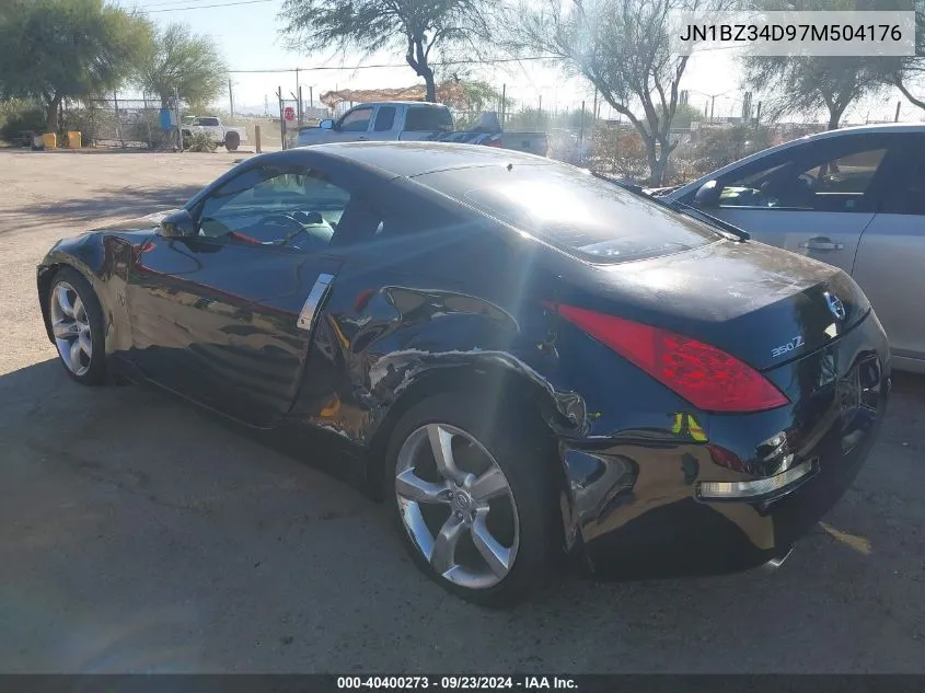 2007 Nissan 350Z Enthusiast VIN: JN1BZ34D97M504176 Lot: 40400273