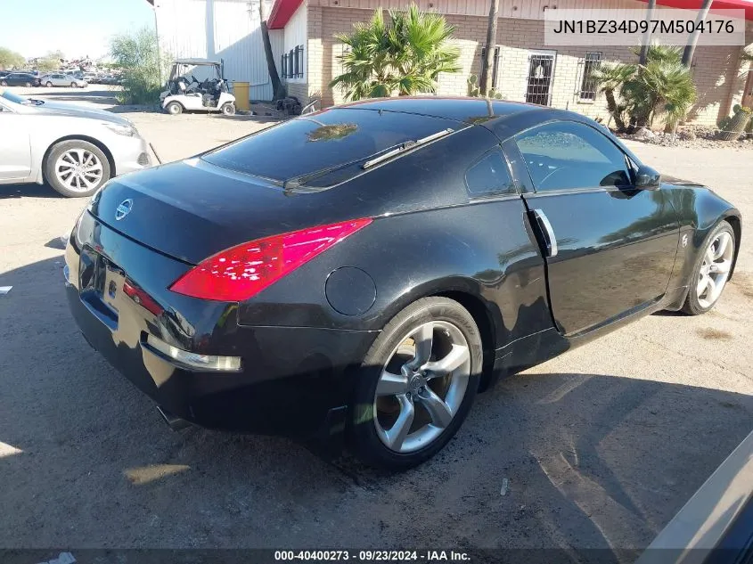 2007 Nissan 350Z Enthusiast VIN: JN1BZ34D97M504176 Lot: 40400273