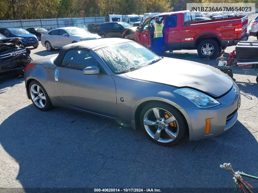 2007 Nissan 350Z Grand Touring VIN: JN1BZ36A67M654023 Lot: 40628014