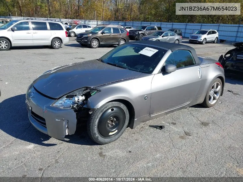 2007 Nissan 350Z Grand Touring VIN: JN1BZ36A67M654023 Lot: 40628014