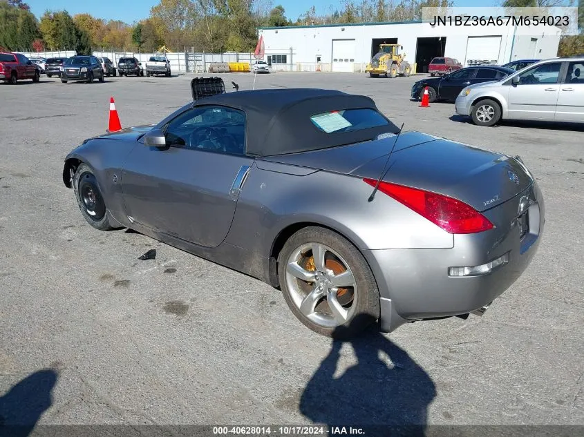 2007 Nissan 350Z Grand Touring VIN: JN1BZ36A67M654023 Lot: 40628014