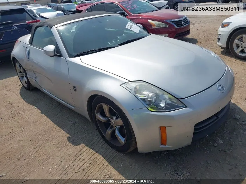 JN1BZ36A38M850311 2008 Nissan 350Z Touring