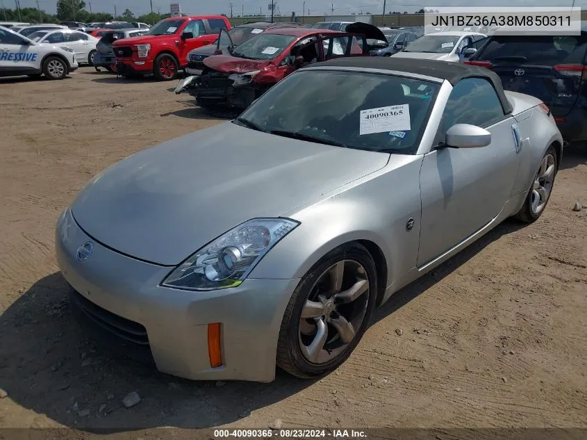 JN1BZ36A38M850311 2008 Nissan 350Z Touring