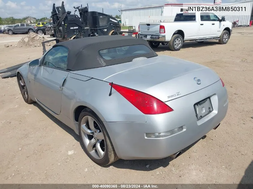 JN1BZ36A38M850311 2008 Nissan 350Z Touring