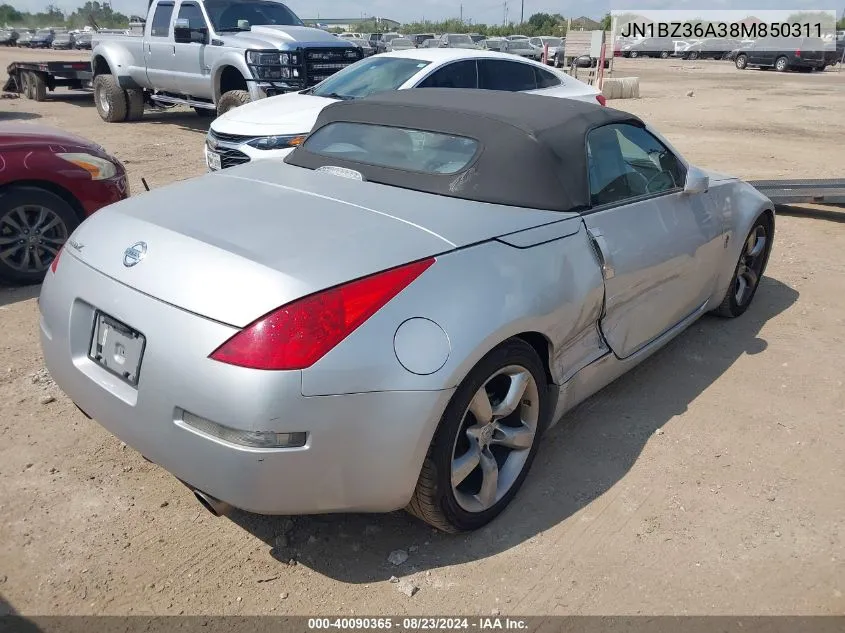 JN1BZ36A38M850311 2008 Nissan 350Z Touring