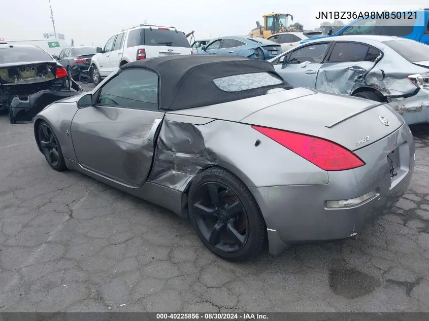 JN1BZ36A98M850121 2008 Nissan 350Z Touring