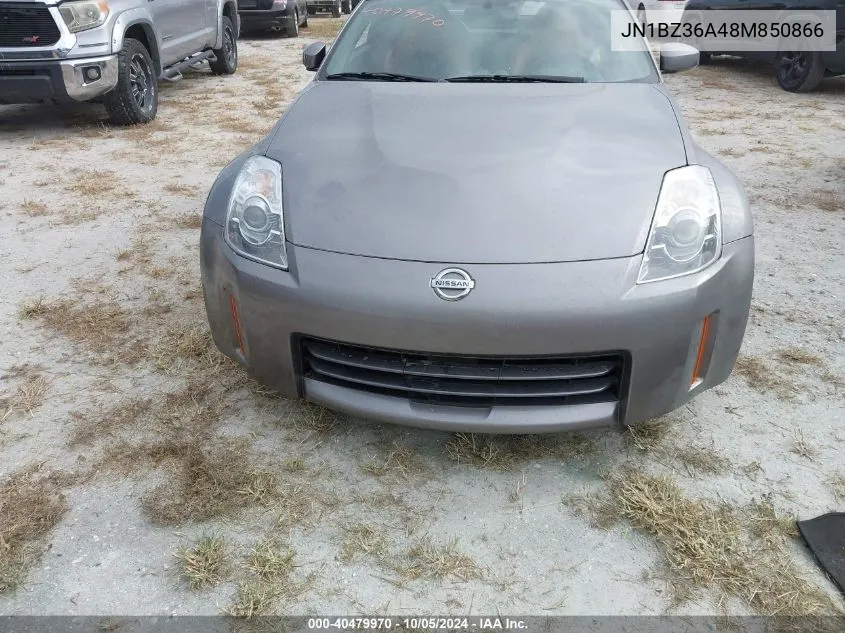 2008 Nissan 350Z Grand Touring VIN: JN1BZ36A48M850866 Lot: 40479970