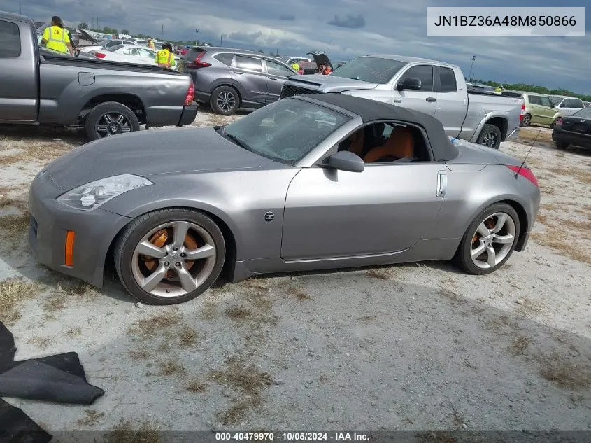 2008 Nissan 350Z Grand Touring VIN: JN1BZ36A48M850866 Lot: 40479970