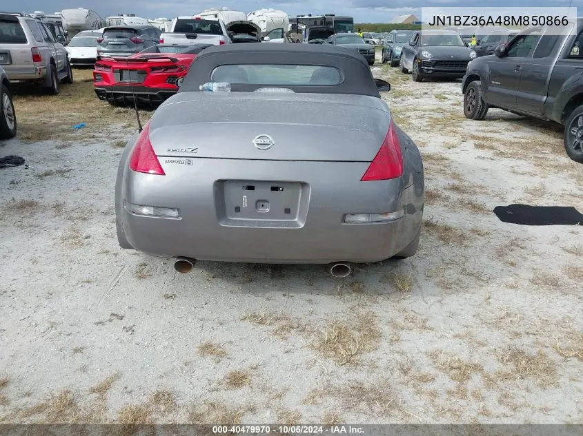 2008 Nissan 350Z Grand Touring VIN: JN1BZ36A48M850866 Lot: 40479970