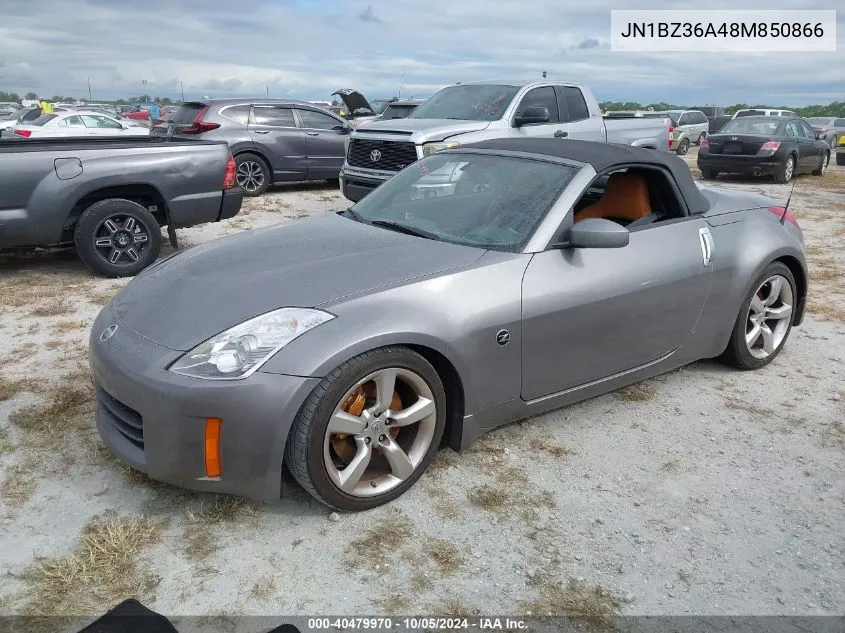 2008 Nissan 350Z Grand Touring VIN: JN1BZ36A48M850866 Lot: 40479970